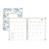 Day Designer Weekly/Monthly Wirebound Planner 7x9 Hardcover Belinda Blue - 4 of 4