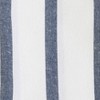 4pk 20" Striped Printed Design Napkin Navy Blue - Saro Lifestyle - image 3 of 3