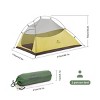Naturehike Lightweight Cloud-Up 1 Person Tent –Windproof & Waterproof PU 4000mm-Ultralight Backpacking Tent for Camping,EASY SETUP,Only 3.3LBS - 3 of 4