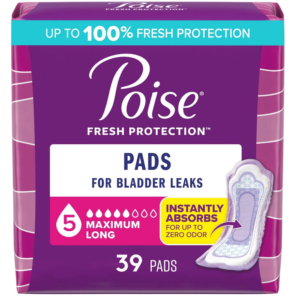 UPC 036000335910 product image for Poise Postpartum Incontinence Feminine Pads for Women - Maximum Absorbency - Lon | upcitemdb.com