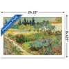 Trends International Garden at Arles by Vincent van Gogh Framed Wall Poster Prints - 3 of 4