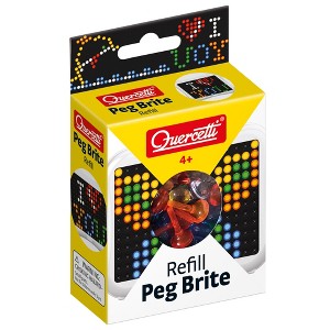 Quercetti: Peg Brite Refill Pack - 180pc Replacement Pegs, Light-Up Mosaic Art - 1 of 4