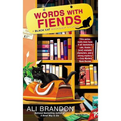 Words with Fiends - (Black Cat Bookshop Mystery) by  Ali Brandon (Paperback)