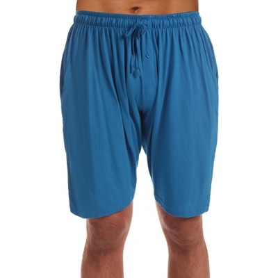 At The Buzzer Men's Pajama Shorts  -  Sleepwear Bottoms for Men with Pockets -  PJs