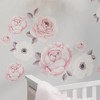Lambs & Ivy Floral Garden Large Pink/White Watercolor Flowers Wall Decals - 2 of 3