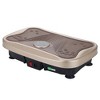 Vibration Plate Fitness Platform Whole Body Exercise Machine with 120 Speed Levels, Lymphatic Drainage, Fat Burning, and Weight Loss-Gold - 4 of 4