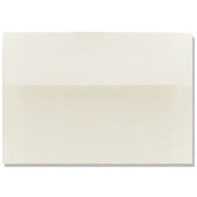 LUX 5 3/4"x8 3/4" 80lbs. A9 Invitation Env W/Peel & Press Natural WE 4895-SN-50