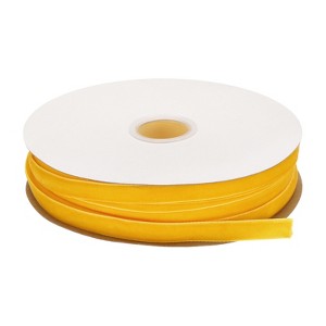 Unique Bargains Soft Single Face Spool Silky Velvet Ribbon for Bouquets DIY Gift Craft - 1 of 3