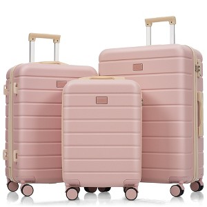 さらに100円引き◆NERDY◆label three way baggage TUYOHW Travel Luggage Set, 3-Piece TSA Lock Suitcase