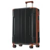 Whisen 6-Piece Hardshell Luggage Set with 16"/20"/24"/28" Dual Wheels Suitcases and 2 Weekender Bags - 4 of 4