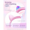 iClever Kids Headphones with Cat Ear Led Light Up, Safe Volume Limite Kids Wired Headphones with FunShare Foldable Over-Ear Headphones for - 2 of 4