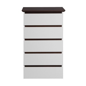 VANIRROR 5- Drawer Dresser & Chest Storage Organizer Unit Commode Bedroom Dresser - 1 of 4
