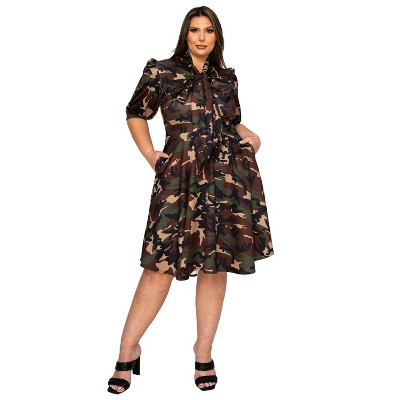 L I V D Women's Outlaw Pocket Flare Dress