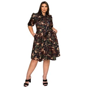 L I V D Women's Outlaw Pocket Flare Dress - 1 of 3