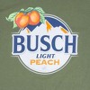 Mens Busch Light Peach Logo Green Colorway T-Shirt - 2 of 3