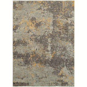 Oriental Weavers Evolution 8025B Grey/ Gold Indoor Area Rug - 3'3" x 5'2" - 1 of 1