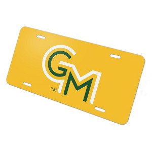 George Mason University Secondary Logo Novelty Metal Vanity Tag License Plate - 1 of 4