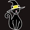 Men's Design By Humans Halloween Witchy Cat By BubbSnugg T-Shirt - 2 of 4
