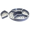 Blue Rose Polish Pottery N008 Manufaktura Tray with 4 Plates - 2 of 3
