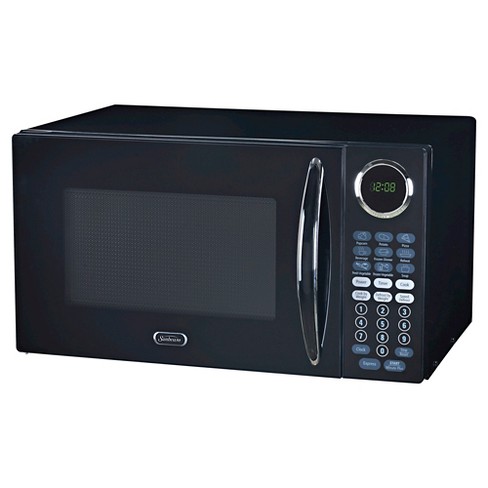 Sunbeam 0 9 Cu Ft 900w Microwave Oven Black Sgb8901 Target