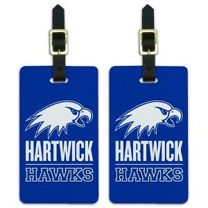 Hartwick College Primary Logo Luggage ID Tags Suitcase CarryOn Cards  Set of 2 - 1 of 4