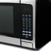 Oster 1.1 CuFt Digital Microwave Oven in Black and Silver - 3 of 4