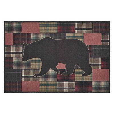 Wyatt Bear Polyester Bathmat 20x30 VHC Brands
