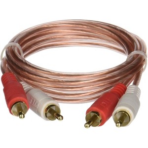 3ft Stereo RCA Cable for Audio Connections with Gold Connectors, Oxygen-Free Conductor, Male to Male - 1 of 1