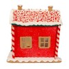 Kurt Adler 9.5-Inch Battery-Operated Gingerbread LED House with Music Box - image 3 of 4