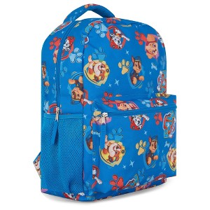 Paw Patrol Backpack for Kids - Chase, Skye, Marshall, Rubble, Rocky, Zuma, Everest, Liberty, and Ryder School Book Bag - 1 of 4