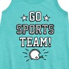 Girls' - Instant Message - Go Sports Team Graphic Sleeveless Aline Dress - 2 of 4