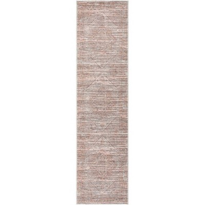 Mark & Day Vanceburg 2'5"x10' Runner Washable Woven Indoor Area Rugs Brown: Stain-Resistant, Pet Friendly, Floral Pattern