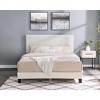 Dronkon 2 Piece Bedroom Set, Upholstered Queen Bed with 1 Nightstand - 2 of 4