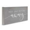 Stupell Industries Wash Your Worries Away Phrase, 24" x 10" - 3 of 4