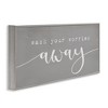 Stupell Industries Wash Your Worries Away Phrase, 24" x 10" - image 3 of 4