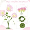 Wikineon Artificial Giant Flowers for Decoration: Pink Huge Flowers 5.58 ft Large Silk Flower Faux Floral for Wedding Reception Arrangements - 3 of 4
