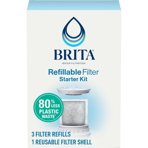 Brita Refillable Filter Starter Kit 3pk : Target