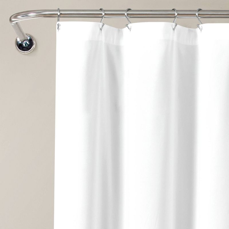 72&#34;x72&#34; Allison Ruffle Shower Curtain White - Lush D&#233;cor, 3 of 6