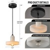 1PC UFO Alabaster Pendant Lights - 3 of 4