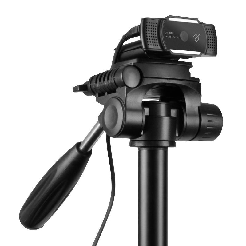 Aluratek 2K Ultra HD Webcam with Autofocus and Dual Microphones, 4 of 9