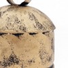 Gulches Set of 4 Decorative Iron Hanging Bells - Timeless Ornaments for Holiday and Year-Round Farmhouse Decor - 4 of 4