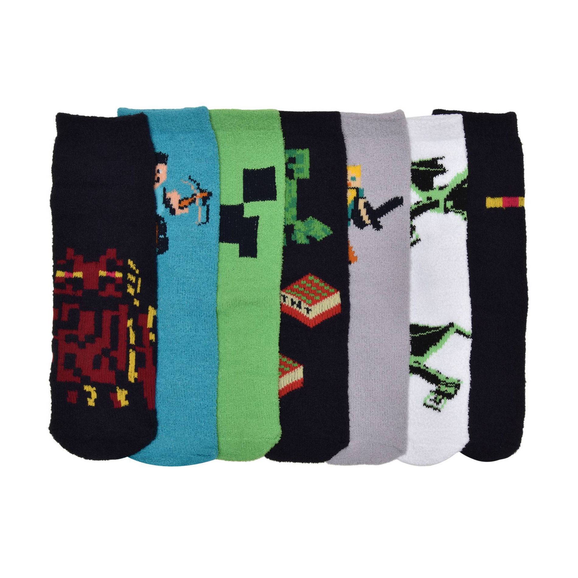Boys' Minecraft 7 Days Of Cozy Socks