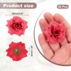 Unique Bargains DIY Crafts Bridal Shower Bouquet Decoration Artificial Roses Head 50 Pcs - 2 of 4