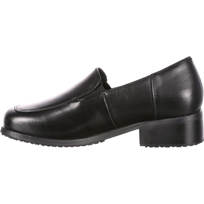 Women's SlipGrips Slip-Resistant Work Shoe, 7483, Black, 5 of 8