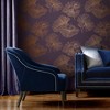 Lotus Plum Purple and Copper Floral Paste the Wall Wallpaper - 2 of 4