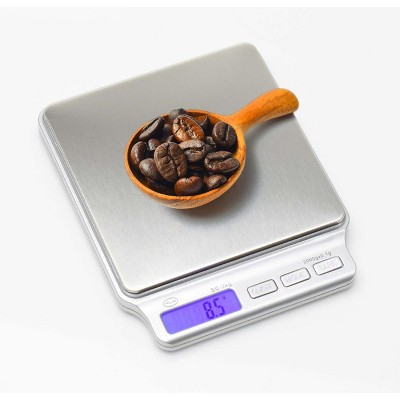American Weigh Stainless Steel Digital Pocket Scale with LCD Display