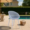 Gulches 2-Pack Modern Lounge Chairs ¨C Indoor/Outdoor All-Weather, Lightweight for Patio, Beach, Living Room, 300lbs Capacity - 2 of 4