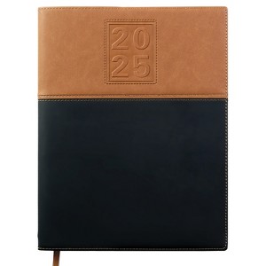 Global Printed Products 14 Month 8"x10" Planner Brown and Black 2025 - 1 of 4