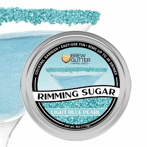 Brew Glitter Colorful Cocktail Rimming Glitter Sugar Series (1x 4oz Tin) - 1 of 4