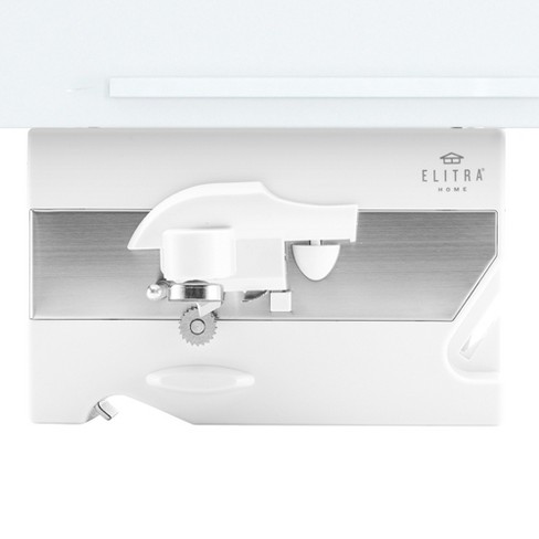 Elitra 3 In 1 Under The Cabinet Electric Can Opener, Blade Sharpener, Bottle  Opener - White : Target